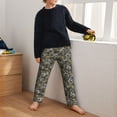 thumbnail image 5 of Susaid Hockey1 Print Soft Teen Sleep Pants, Long Pajama Bottoms with Two Pockets and Elastic Waist, Designed for Ages 5-16-Medium, 5 of 6