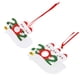 thumbnail image 1 of Adornos personalizados, 2 piezas de adornos navideños personalizados para miembros de la familia, colgantes para árbol de Navidad, estándares líderes en la industria, 1 of 12