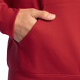 thumbnail image 3 of Buzo con Capucha Fruit of the Loom Eversoft Fleece Rojo 3XL, 3 of 6