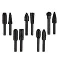 thumbnail image 3 of Lefu 10 Pcs Tête de Broyage Électrique 1/4 Tige pour Menuiserie, 3 of 9