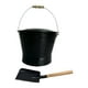 thumbnail image 1 of Cubo de cenizas para chimenea,Cubo de ceniza con tapa y pala práctico,Cubo para cenizas de chimenea,resistente y duradero,Cubos de carbón Accesorios Parrilla versátil,Herramientas para, 1 of 9