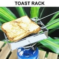 Steel Toast Rack Folding Bread Heaters for Outdoor Bread Toaster Tray