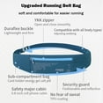 thumbnail image 6 of AONIJIE Running Belt for Men Women, Hands-Free & Lightweight Waist Bag, Night Reflective Design, Blue, 6 of 8