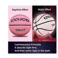 thumbnail image 5 of Luz Nocturna Baloncesto Fluorescente Tamaño 7 # Baloncesto Juvenil Regalo De Cumpleaños Iluminación De Bola De Calle Higroscópica Baloncesto, 5 of 5
