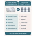 thumbnail image 3 of Casa Platino Sand Free Beach Towels 4 Pack – Lightweight, Quick Dry, Ideal for Summer Fun and Pool Days – Grey, 3 of 9