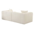 thumbnail image 3 of Tarra Fluffy Oversized Cream Corduroy Modular Loveseat, 3 of 4