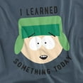 thumbnail image 2 of South Park I Learned Something Today Unisex Adult T-Shirt, Slate, Small, 2 of 6