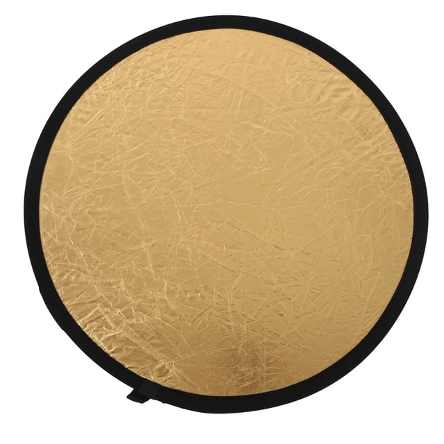 Reflector de iluminación de 2 en 1, Reflector de Iluminación Elástica de 60 cm / 23.6in Con Bolsa de Transporte para Fotografía en Interiores y Exteriores
