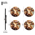 thumbnail image 2 of Decorative Wall Clocks Non-Ticking Silent Quartz Clocks with Arabic Numerals for Home-Farmhouse Cow Flower Art(14inch), 2 of 4