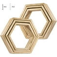thumbnail image 5 of Oumilen Modern 6 Tier Brown Driftwood Floating Shelves 6 Count, 5 of 7