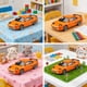thumbnail image 5 of Modelo de coche a escala 1/64, aleación fundida a presión, decoración del hogar, vehículo coleccionable para niños. Naranja, 5 of 5