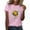 Pink, variant on Womens Tops, Women Casual Tops Summer Blouses & Button-Down Shirts Stretch Tshirts Shirts Graphic Vintage School House Rock Workout Tops for Women Plus Size Try Before You Buy