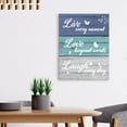 thumbnail image 3 of Modern Rustic Live Love Laugh Quote Sign Canvas Framed Wall Art Canvas,Modern Home Decor Canvas Wall Artwork Ready to Hang for Home Farmhouse Kitchen Dining Living Room Wall Decor-12x16 Inches, 3 of 5