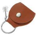 thumbnail image 1 of LITINKIMI 1Pcs Brown Pu Guitar Pick Holder Keychain with Picks Storage Pouch Box for Musical Instruments 5.5x7cm, 1 of 6