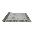 thumbnail image 2 of Ahgly Company Indoor Round Abstract Gray Modern Area Rugs, 3' Round, 2 of 4