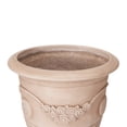 thumbnail image 4 of Christopher Knight Home 21.26"H Vintage MGO Outdoor Flower Urn Planter for Garden, Beige Brushed, 4 of 10