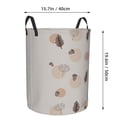 thumbnail image 4 of DouZhe Waterproof Collapsible Large Laundry Baskets, Boho Style Forest Theme Prints Circular Hamper with Handles, 4 of 7
