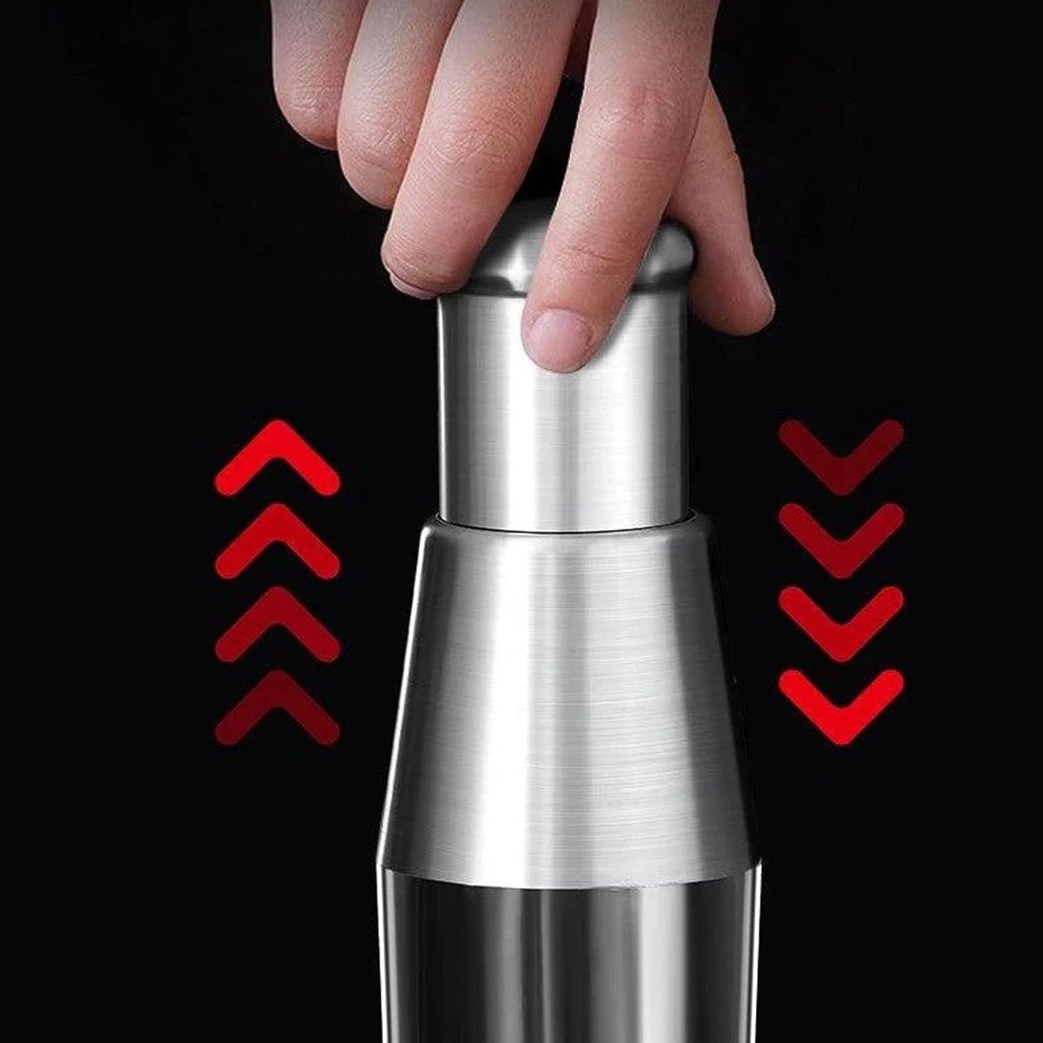 Manual Pressed Chopper, 2025 Upgraded Compact Mini Dicer Food Chopper,Functional Manual, Stainless Steel Hand Food Garlic Press for Mincing Garlic Press With black protective case