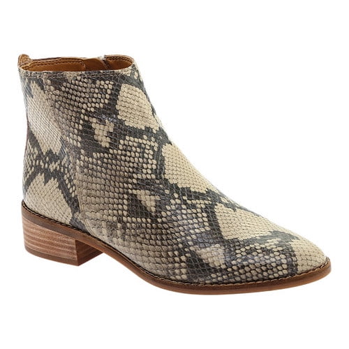 lucky brand snakeskin booties