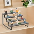 thumbnail image 3 of YINMIT Wooden Display Riser Stand, Tiered Perfume and Cologne Organizer Stand, 4 Tier Spice Rack Organizer, Rustic Display Shelf for Candles (4 Tier), 3 of 10
