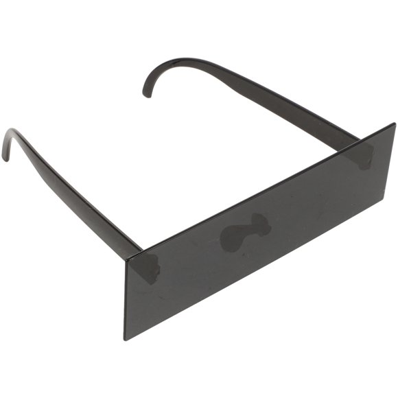 3 gafas de sol de censura: accesorios de plástico unisex para fotomatón con memes y barra negra. Gafas de fiesta de despedida de soltero con temática de internet para disfraz de Halloween.