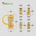 thumbnail image 2 of Accesorios de conexión rápida de gas natural de 3/8 de pulgada, kit de adaptador de conector rápido para parrilla de gas propano, juego de desconexión rápida de manguera de propano de gas LP, 2 of 5