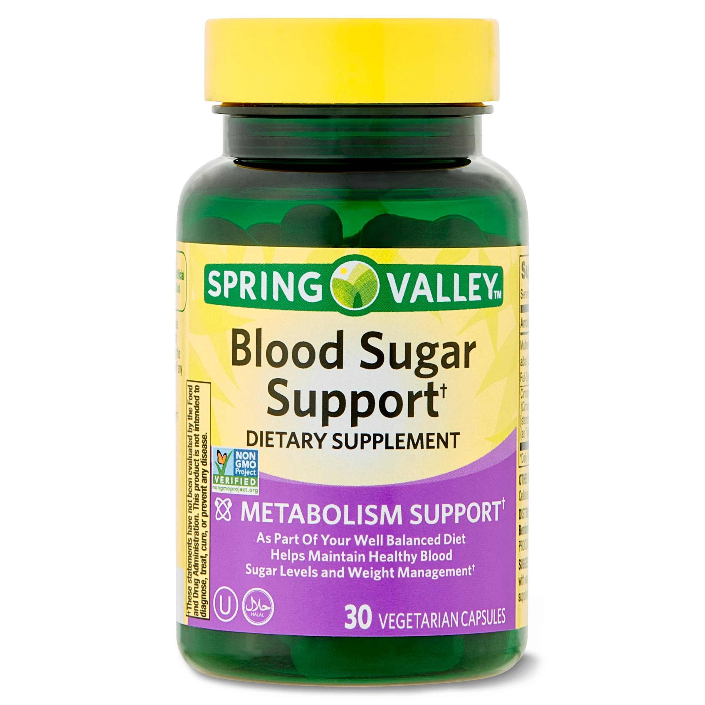 Spring Valley Blood Sugar Support Dietary Supplement, 30 count