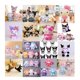 thumbnail image 1 of Juguetes de peluche Sanrio de dibujos animados para niña, accesorios de decoración del hogar, muñeca de algodón PP de peluche, regalos, Kuromi, lindo, nuevo, 1 of 4