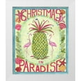 thumbnail image 1 of Shamp, Cindy 12x14 White Modern Wood Framed Museum Art Print Titled - Christmas in Paradise, 1 of 4