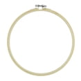 thumbnail image 1 of Tnarru 5-6pack Natural Bamboo Embroidery Hoops Cross Stitch Circle Frame DIY Needlework 6 Pcs, 1 of 8