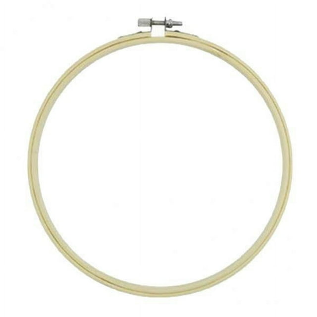 Tnarru 5-6pack Natural Bamboo Embroidery Hoops Cross Stitch Circle Frame DIY Needlework 6 Pcs