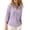 Purple, variant on Loopsun Womens 3/4 Sleeve Fall Tops Fashion Knit V Neck Casual Shirt Blouse