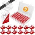 thumbnail image 1 of 60 clips de cable autoadhesivos transparentes para exteriores, organizador de clips de cable resistentes y duraderos, mini ganchos para cables, gestión de cables para coche, oficina y hogar,, 1 of 7
