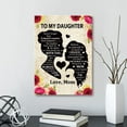thumbnail image 3 of To My Daughter Saying Canvas Wall Art, Daughter Never Forget That Canvas Poster Print for Daughter Bedroom Living Room Dorm Wall Decor, Daughter Birthday Gifts from Mom, 3 of 6