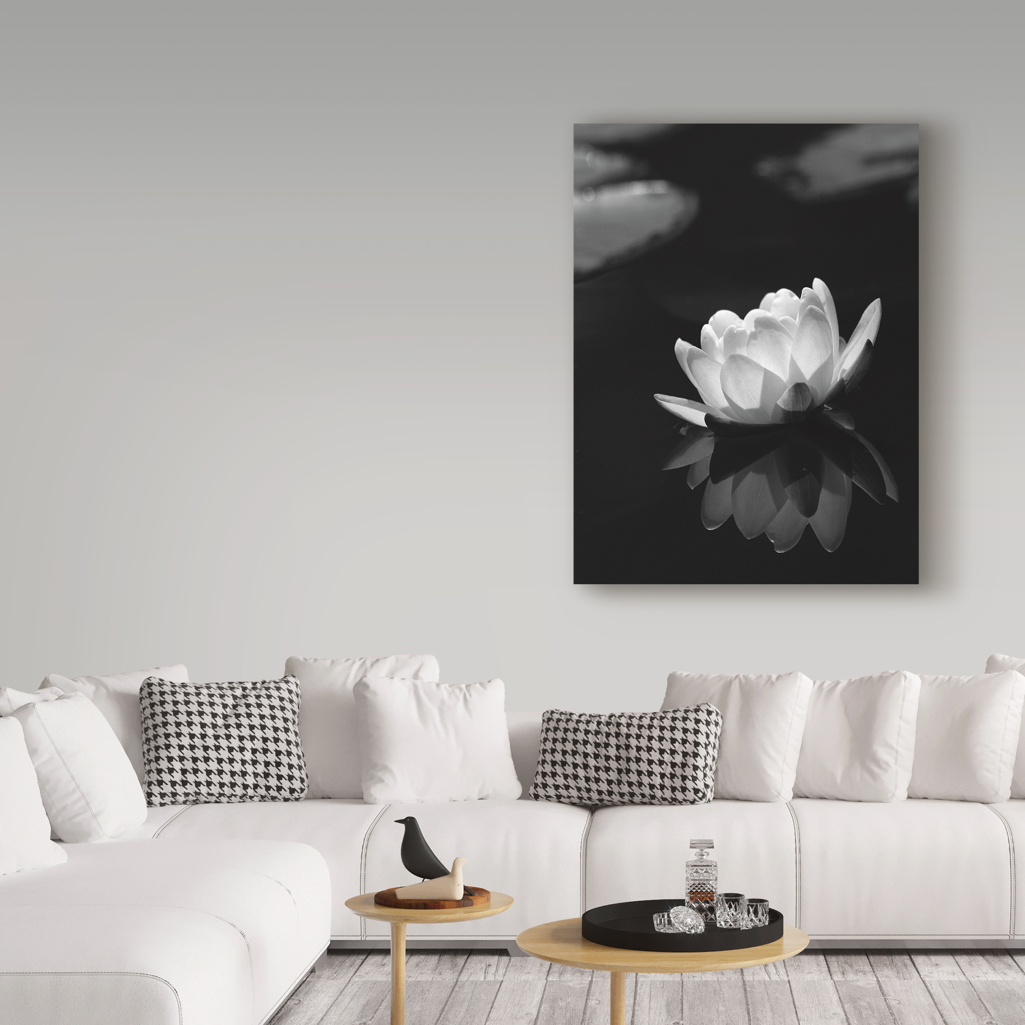 Trademark Fine Art 'Water Lily' Canvas Art by István Nagy