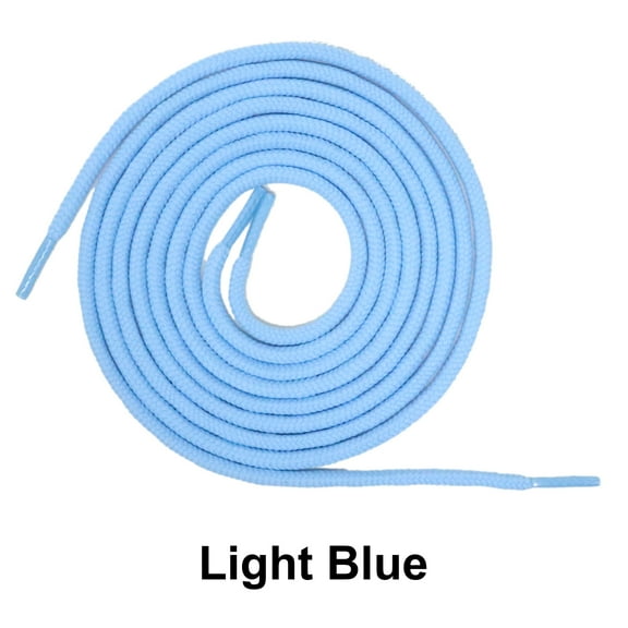 Light Blue Round Athletic Sneaker 27 36 45 54 63 Inch Shoelaces