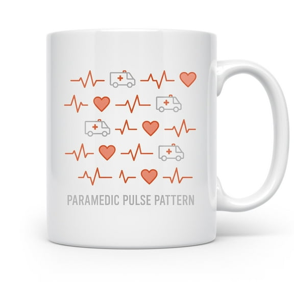 Paramedic 11 oz Coffee Mug - Gift for EMTs White Ceramic