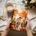 thumbnail image 3 of Happy Thanksgiving Maltese Give Thanks Fall Beanie Scarf Welcome Spiral Bound Journal Maltese Dog Lover Gifts Idea 5x7in Spiral Notebook - 00020, 3 of 5