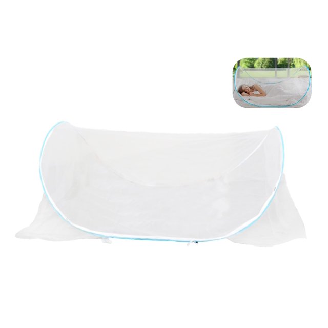Carpa para mosquitos Gugxiom, grande, 200 x 80 x 56 cm, con fondo de red, azul