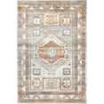 thumbnail image 2 of nuLOOM Castle Sun Tribal Runner Rug, 2' 6" x 10', Orange, 2 of 2
