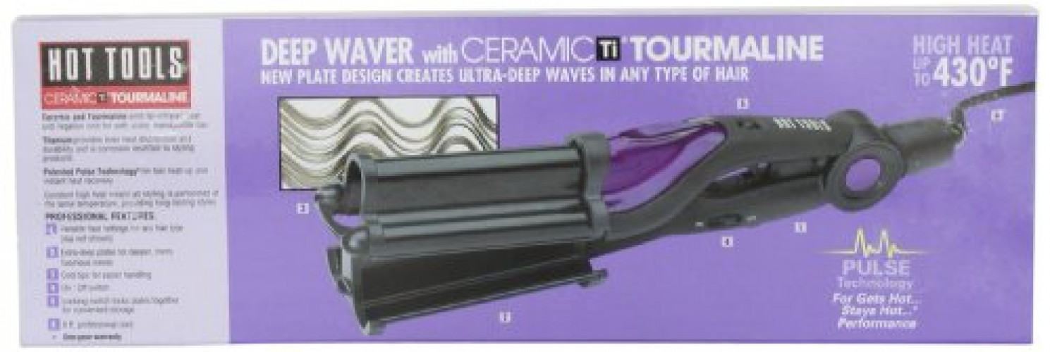 hot tools deep ceramic ti waver