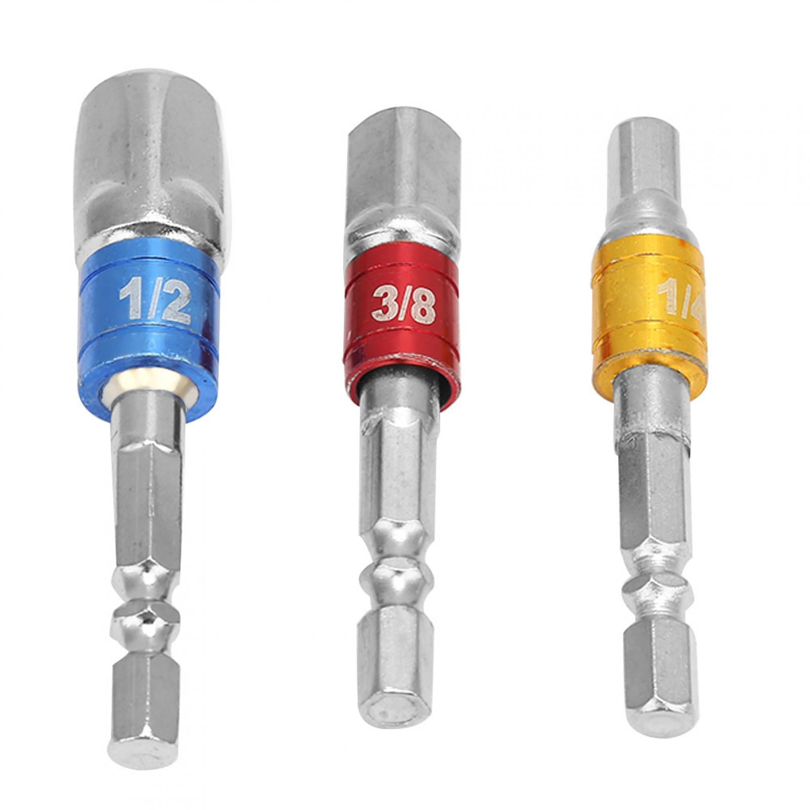 Socket Wrench Adapter, Extension Bar Adapter Hex Handle Steel Various Specifications Hex Shank