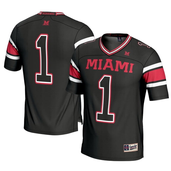 Youth GameDay Greats #1 Black Miami University RedHawks Football Jersey