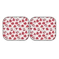 thumbnail image 7 of Goofa Christmas Hat Pattern 2 Piece Car Windshield Sun Shade Foldable | Front Windshield Shade for Sun, Heat and UV Rays | Sunshade for Car Front Window-Small, 7 of 7