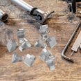 thumbnail image 5 of 10pcs Metal Cabinet Shelf Clips 8mm Iron Partition Boards Clips U Shaped Adjustable Shelf Brackets for Office Cabinets and Archive Shelves, 5 of 5