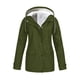 thumbnail image 2 of Chaqueta cálida de invierno BLESIY impermeable para mujer XXXXL Verde, 2 of 4