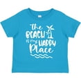 thumbnail image 3 of Inktastic Spring Break the Beach is My Happy Place Boys or Girls Toddler T-Shirt, 3 of 5