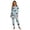 Multicolour4, variant on Xijirk Women Halloween Pajama Set Long Sleeve Crew Neck Top with Jogger Pants Assorted Halloween Element Print Loungewear for Sleepwear and Holiday Party,Light Gray4,S