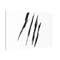 thumbnail image 3 of Effete Feline Claw Marks Scratch Canvas Stretched, 0.75", 3 of 4
