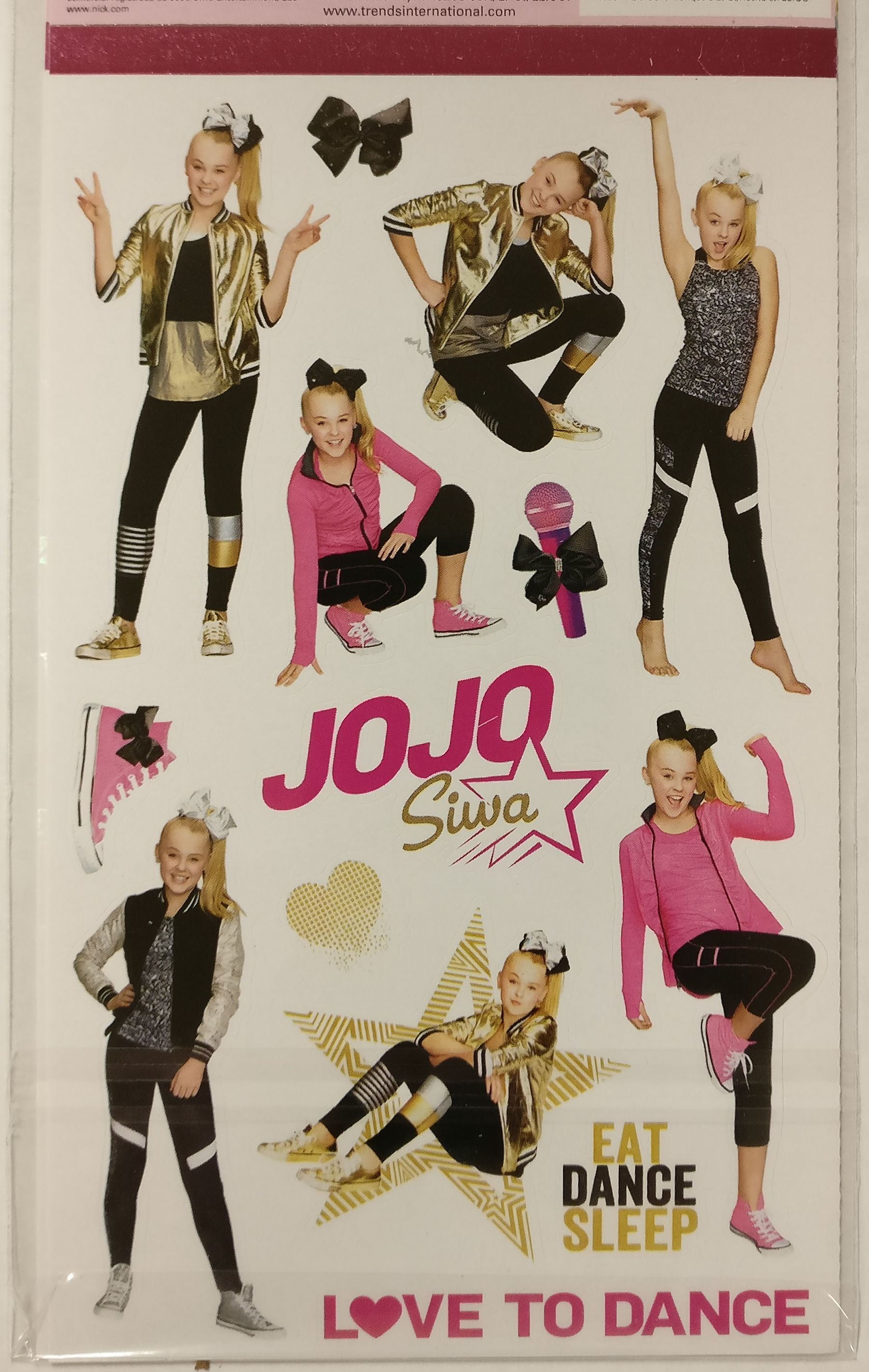 JoJo Siwa Sticker Set 4 Sheets